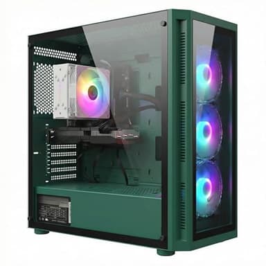 STGsivir PC Gamer Fixe,Ordinateur Gaming,GeForce RTX 3050 6GB GDDR6,Core i7 up to 3.9Ghz,16Go,1To SSD,WiFi 6,BT5.0,Ventilateur RGB x3,Windows11 Pro