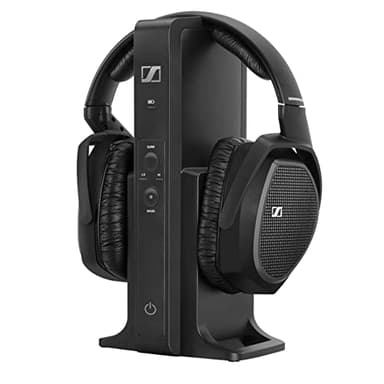 Sennheiser RS 175 – Casque PC Sans Fil RF pour Système TV avec Renforcement des Basses et Mode Son Surround, Compact et Ergonomique, Casques Sans Fil pour TV, Noir