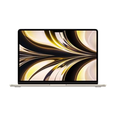 2022 Apple MacBook Air avec Apple M2 Chip (13-pouces, 8Go RAM, 256Go SSD Stockage) (QWERTY Spanish) Lumière Stellaire (Reconditionné)