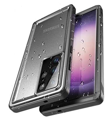 Cozycase Coque pour Samsung Galaxy S23 Ultra Étanche Antichoc 360 degre Incassable Militaire Rigide Intégrale/Bumper/Housse/IP68 Waterproof/Imperméable/Eau/Etui S 23 Ultra Case avec Protection Camera