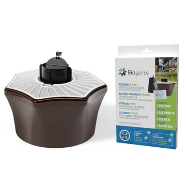 BIOGENTS Piège Extérieur Anti-Moustiques Tigres + Recharge De 6 Mois - Season Pack