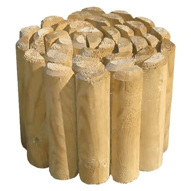 PEB Bordure modulaire en bois (6 x 20 cm - longueur 2 mètres)