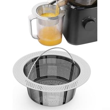 Gdfnmogo Passoire à jus secondaire fine pour presse-agrumes Nama J2 - Filtre à pulpe en acier inoxydable 304, extracteur de mousse et passoire à jus de taille tasse