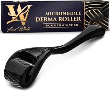 Derma Roller 1,0mm pour cheveux, barbe et peau – Hommes et femmes Rouleau