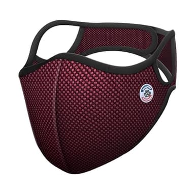 FROGMASK - Masque de protection – Masque Anti-Pollen – Masque Anti-Pollution Vélo - Moto - Lavable - Réutilisable - Bordeaux - Taille XL - 1 Filtre FFP2 Inclus - Made in France - Livraison Offerte.