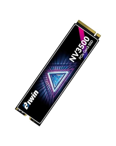 Biwin Black Opal NV3500 M.2 SSD 512 Go, PCIe Gen 3x4 NVMe 1.4 avec Cache HMB et SLC, Vitesse de Lecture jusqu'à 3500 Mo/s, Disque SSD Interne pour Ordinateur Portable et Ordinateur de Bureau