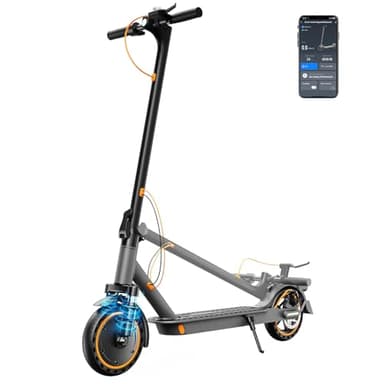Trottinette Électrique Adulte S6 avec Suspension Avant, Autonomie de 35 km, Moteur 350W, Batterie 36V 7.8Ah, Double Freinage, 130KG