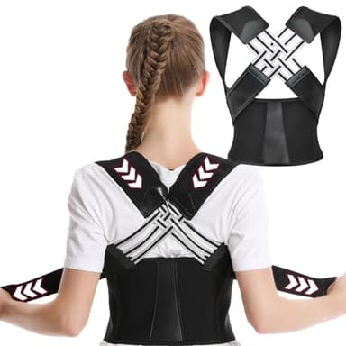 VPB Correcteur de posture dos redresse dos femme homme,Adjustable back posture belt,Correcteur de posture pour maintien dos droit soutien,Office home gym unisex