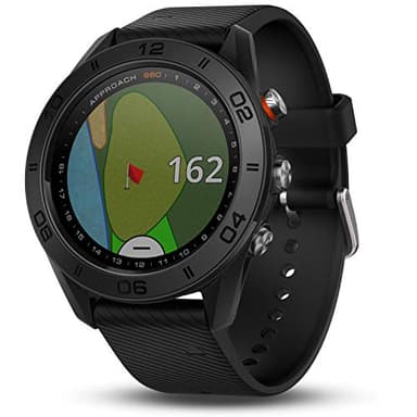 Garmin Approach S60 - Montre GPS de Golf - Noir avec bande de silicone