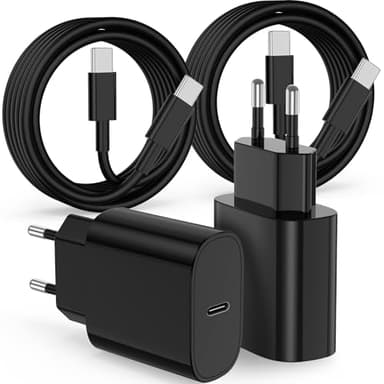 45W Chargeur USB C Samsung Charge Rapide pour Samsung Galaxy S26 S25 Ultra/S24/S23/S22/S21/S20/S20+/Note 20/10/9/8/A73/A58/A53/A52 A56 5g A17 et 2M Câble,Adaptateur Type C Mural Alimentation Prise