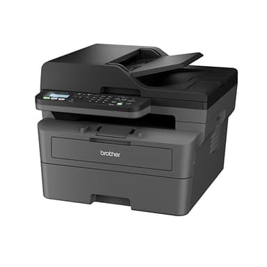 Brother MFC-L2800DW | Imprimante Multifonction 4 en 1 (Impression/Scan/Copie/Fax) Laser | Impression en Noir Uniquement | WiFi/Ethernet | Recto-Verso | Eligible à l'abonnement d'encre EcoPro.