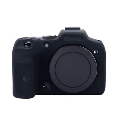 Rieibi EOS R7 Étui de Protection en Silicone pour Appareil Photo numérique EOS R7 Noir