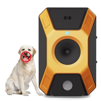 WARDBES Ultrasons pour chiens 2025, sifflet ultrasonique pour chiens intérieurs et extérieurs, anti+aboiement+chiens grands moyens, 3 niveaux réglables fréquence anti-aboiement pour chien