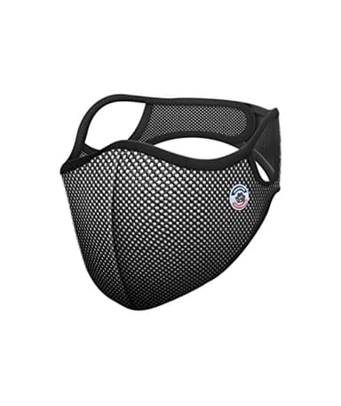 FROGMASK - Masque Anti-Pollen Anti-Pollution Vélo - Moto - Unisexe - Lavable - Réutilisable - Gris - Taille XL - 1 Filtre FFP2 Inclus - Made in France - Livraison Offerte.