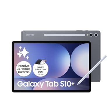 Samsung Galaxy Tab S10+ AI Tablette Android, 12 Go de RAM, 256 Go de mémoire, écran AMOLED, revêtement antireflet, avec S Pen, WiFi, Moonstone Gray, 36 Mois de Garantie du Fabricant