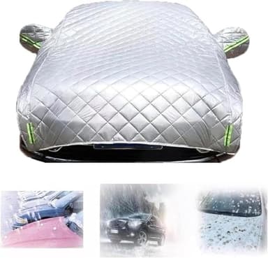 Bâche Voiture Extérieur Anti Grêle pour Dacia Logan(2004-2023),Bache Voiture Extérieur Imperméable,Housse Anti Grele Voiture,Toiture Semi-Couverte Imperméable by41jng