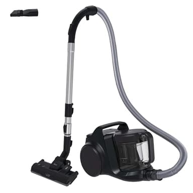 Hoover Silencieux HP2 Home Compact & Puissant HP2Z10A, Aspirateur sans Sac Filaire Léger pour Tapis & Sols Durs, 850W, Filtre EPA Lavable, Capacité 2,5L, Accessoire intégrés, Rayon d'action XL 10m