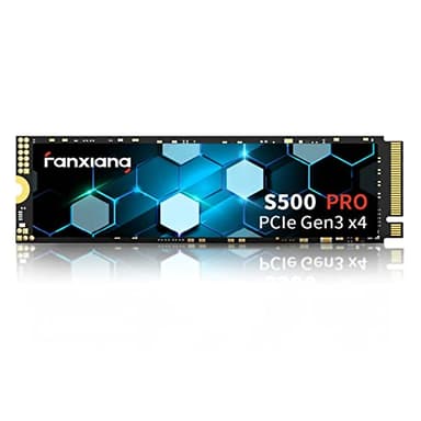 fanxiang SSD NVMe 256Go SSD M.2 PCIe Gen 3x4 2280 Disque SSD Interne 256Go, Jusqu'à 3400Mo/s en Lecture, 1200Mo/s en Écriture, Compatible avec Notebook, Desktop, PC(S500Pro)