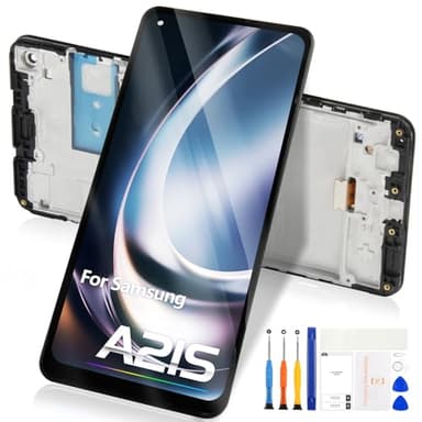 Écran pour Samsung Galaxy A21S A217 LCD Display, Ecran pour Galaxy A21S Display Tactile Screen Digitizer Remplacement Vitre Assemblé SM-A217F, SM-A217F/DS (avec Cadre)