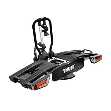 Thule EasyFold XT Porte-Vélos, Porte-Vélos sur Attelage Black/Aluminum 2 Bikes