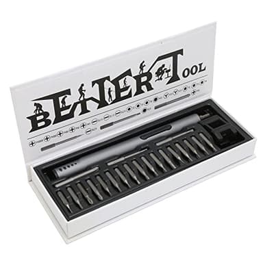 Mini Tournevis électrique, Jeu de Tournevis électrique Précis pour Un Meilleur Contrôle, 20 Embouts Magnétiques pour Montre pour Téléphone