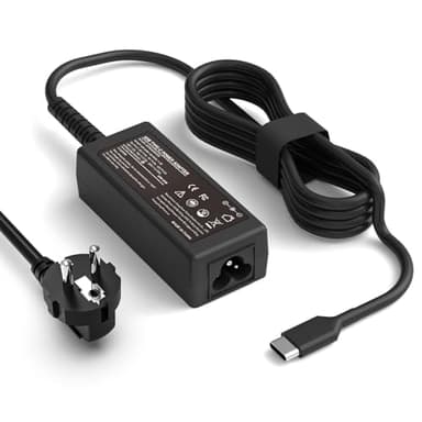 BCESOPZB Chargeur chromebook 45w USB C Chargeur d'ordinateur Portable pour HP, Dell, Lenovo, Acer, ASUS, Samsung, Google Type C Adaptateur Secteur