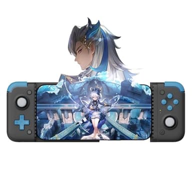 GameSir X2s Manette de jeu mobile Bluetooth pour iPhone/Android, manette de téléphone avec batterie 500 mAh, bâtons à effet Hall et déclencheur analogique, pour CODM, Zenless Zone Zero, émulateur