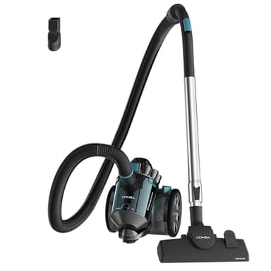Cecotec Aspirateur Traîneau sans Sac Conga Rockstar Cyclonic X-Treme, Capacité de 2 L, 800W, Léger et Compact, 20 kPa, Rayon d'action 6,2m, Accessoire 2 en 1 pour Les Meubles et Les Coins