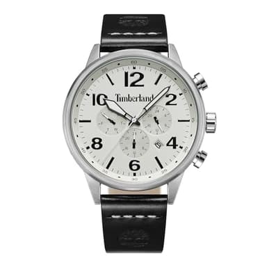 Timberland Homme Analogique Quartz Montre avec Bracelet en Cuir TDWGF2182403