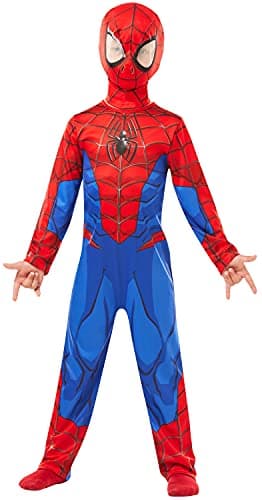 Rubie's Garçon Marvel Spider-Man Costume classique pour enfant, Bleu-rouge, M (5 - 6 ans / 116 cm)