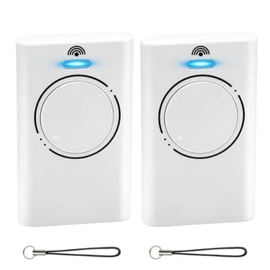 Lot de 2 Télécommandes 868 MHz Compatible avec FAAC XT4 868 SLH LR XT2 868 SLH – Télécommande Universelle Portail et Garage 2 Canaux, Remplacement FAAC SLH LR pour Contrôle d’Ouverture à Distance