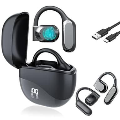 Écouteurs Bluetooth Traducteur Vocal Instantané IA, Conversation Instantanée Meilleur, Sans WiFi, 140+ Langues, Compatible iOS Android, Voyage Affaires