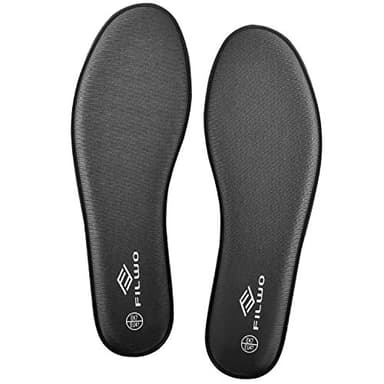 FILWO Semelles Chaussures Confort Femme et Homme - Semelles Mémoire de Forme, Fasciite Plantaire, pour Toutes Les Chaussures, Offrant de Absorption des Chocs et Amortissantes, Gris Femme EU 38