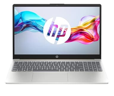 HP 15-fd0003sf Ordinateur Portable 15,6" FHD, PC Portable (Intel Core i5-1334U, RAM 16 Go, SSD 1024 Go, Intel Iris XE, Windows 11), Laptop Argent, Clavier AZERTY