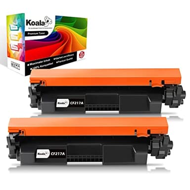 Koala Compatible Cartouche de Toner Replacement pour HP 17A CF217A pour HP LaserJet Pro MFP M130nw M130 M130fw M130a M102a M130nw Imprimante (Noir, 2 Pièce)