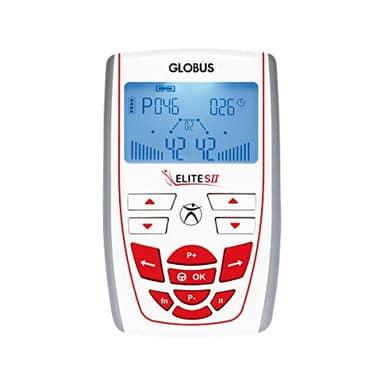 Globus | Elite SII, Électrostimulateur à 2 canaux, 100 programmes pour toutes les exigences de traitement, fitness, forme physique, beauté, santé et bien-être