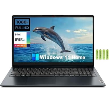 Lenovo IdeaPad 1 Ordinateur portable professionnel FHD 15,6" [Windows 11 Pro S], 12e génération, Intel 10-Core i5-1235U, 24 Go de RAM, SSD 1 To, carte graphique Iris Xe, licence bureautique à vie,