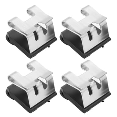 Aihoom 4 pcs Clips de Fixation pour Rideau de Voiture, Pièce de Rechange 964000020R, Support de Pare-Soleil Intérieur, Accessoire Auto, Compatible avec Renault Scenic 3 et Scenic