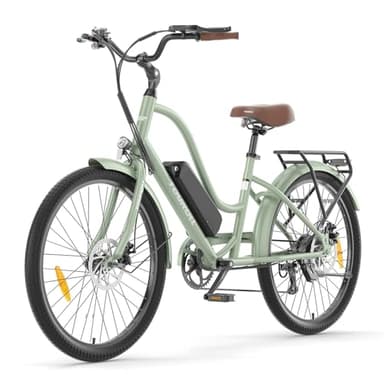 Touroll B2 Vélo Électrique Adulte, 26" vélo électrique Urbain, 36V 15.6Ah Batterie Amovible, Vélo de Ville électrique 250W, 7 Vitesses, E-Bike Urbain pour Adulte, Vélos électriques Homme Femme