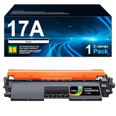 Coloran 17A Compatible Cartouche de Toner pour HP CF217A pour Laserjet Pro M102a M102w MFP M130a M130nw M130fn M130fw (1 Noir)