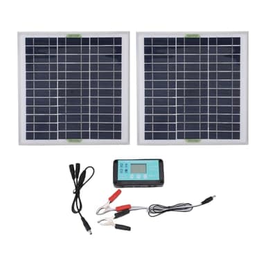 Panneau solaire portable 100 W - Cellules solaires monocristallines - Chargement de batterie portable - Facile à utiliser - Contrôleur rapide intelligent