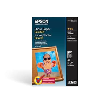 Papier photo A3 brillant Epson 200 g/m2, 20 feuilles