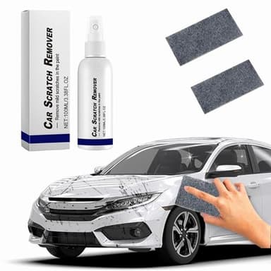 Spray de Réparation de Rayures de Peinture de Voiture,Efface Rayure Voiture avec 2 Chiffon Nano Éliminateur de Rayures,Efface Rayure Auto,Anti-Rayures Pâte Réparation 2026 Nouveau Car Scratch Remover
