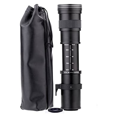 JINTU 420-800mm F8.3 Téléobjectif Zoom Objectif Manuelles EF/EF-S pour Canon T7I T6I 4000D 2000D 80D 90D 5D III 6D 7D II 60D 70D 250D 750D 760D 1200D 1100D 1500D 650D 550D 450D 3000D 6DII/5DIV/IDXIII