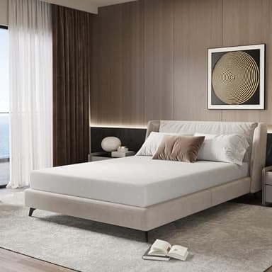 Novilla Matelas 140x200 cm, Matelas en Mousse Froide à 7 Zones, avec Housse en Tissu Amovible, Hauteur de 18 cm