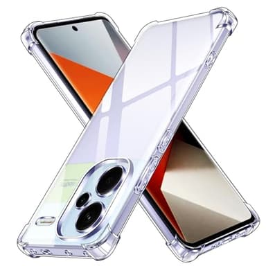 iVoler Coque pour Xiaomi Redmi Note 13 Pro Plus 5G (Pas pour Redmi Note 13 Pro 5G), Ultra Transparent Étui de Protection en Silicone Antichoc avec Coins Renforcés, Clair Mince Souple TPU Bumper Housse