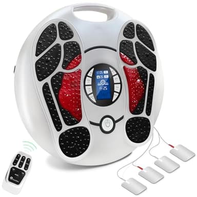 Auxoliev masseurs électriques pour les pieds，appareil circulation sanguine jambes，Massage des pieds avec télécommande，Appareil Ergonomique Soins Du Pied Et Relaxation Stress