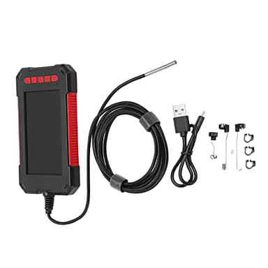 Telituny camera endoscopique, caméras d'inspection canalisation industrielle 3,9 mm avec lumière, 1920p endoscope camera avec 6 led, étanche endoscope avec câble, pour mécanique auto tuyauterie(2m)