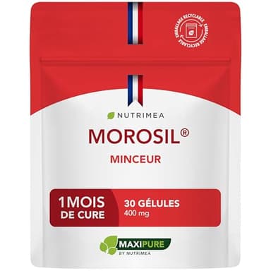 MOROSIL® – 400 mg – Extrait d’Orange Moro Breveté – 1 Mois de Cure – 30 Gélules Vegan – Nutrimea - Fabriqué en France