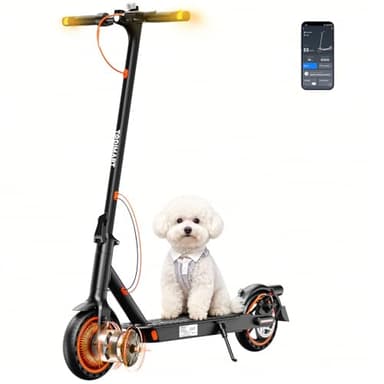 TODIMART T3S Trottinette Electrique Adulte Ultra Legere, Moteur 350W Autonomie 35KM Batterie 36V 7.8Ah,Trottinette électrique Pliable pneus nid d'abeille increvables, avec Clignotants Gauche et Droit